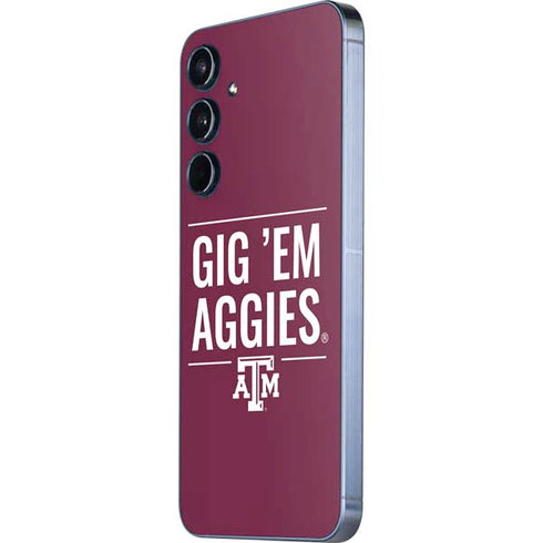 Texas A&M University Gig Em Aggies Galaxy A35 5G Skin